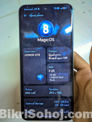 HONOR X7B 8/256
